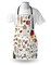 Ambesonne German Apron, Hand Drawn Doodle of German Culture Football Jersey Food Science and Music, Unisex Kitchen Bib with Adjustable Neck for Cooking Gardening, Adult Size, Multicolor